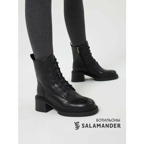фото Ботинки тимберленды salamander, размер 38, черный