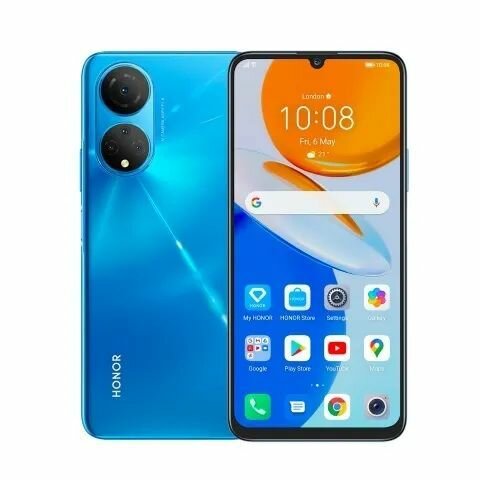 Honor Смартфон X7 4/128 ГБ, синий