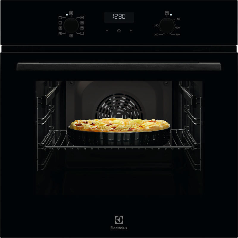 Электрический духовой шкаф Electrolux KODEF70BZ 59 см 65 л гриль и конвекция черный