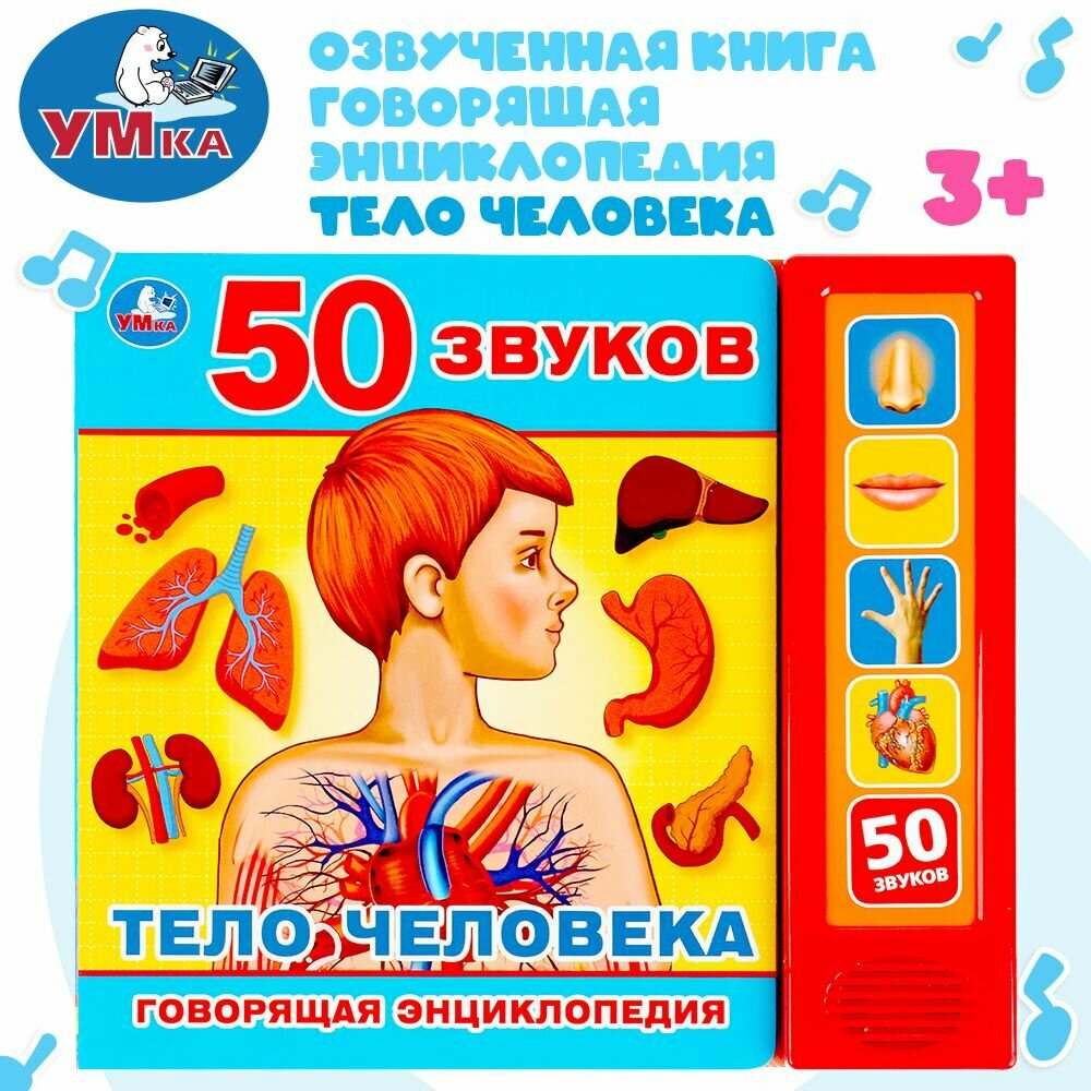 Музыкальная книжка малышам энциклопедия Тело человека Умка