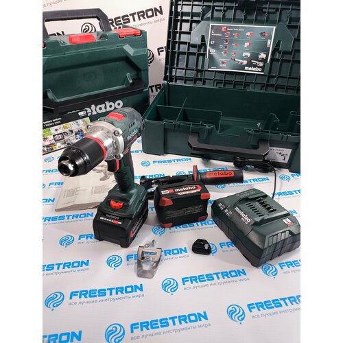 Шуруповерт Metabo BS 18 LTX BL I2 акб4 ah Li-powerзарядник ASC 55Metabox 145 арт602358500 64900₽
