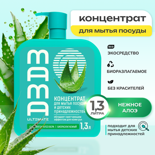 Гель для мытья посуды Mama Ultimate Мохито, концентрат, 1.3 л