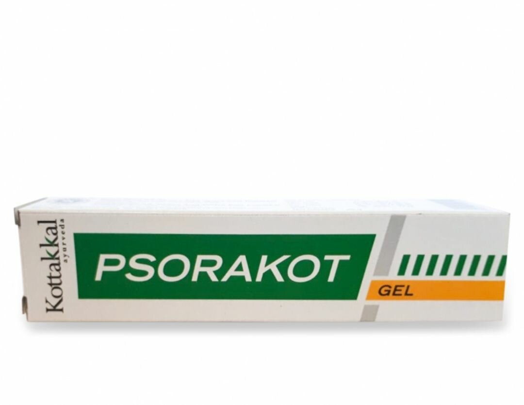 Псоракот гель (Psorakot gel) Kottakkal 25г от дерматита и псориаза. Индия