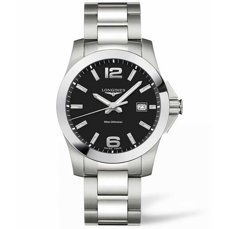 Наручные часы LONGINES Conquest, серебристый