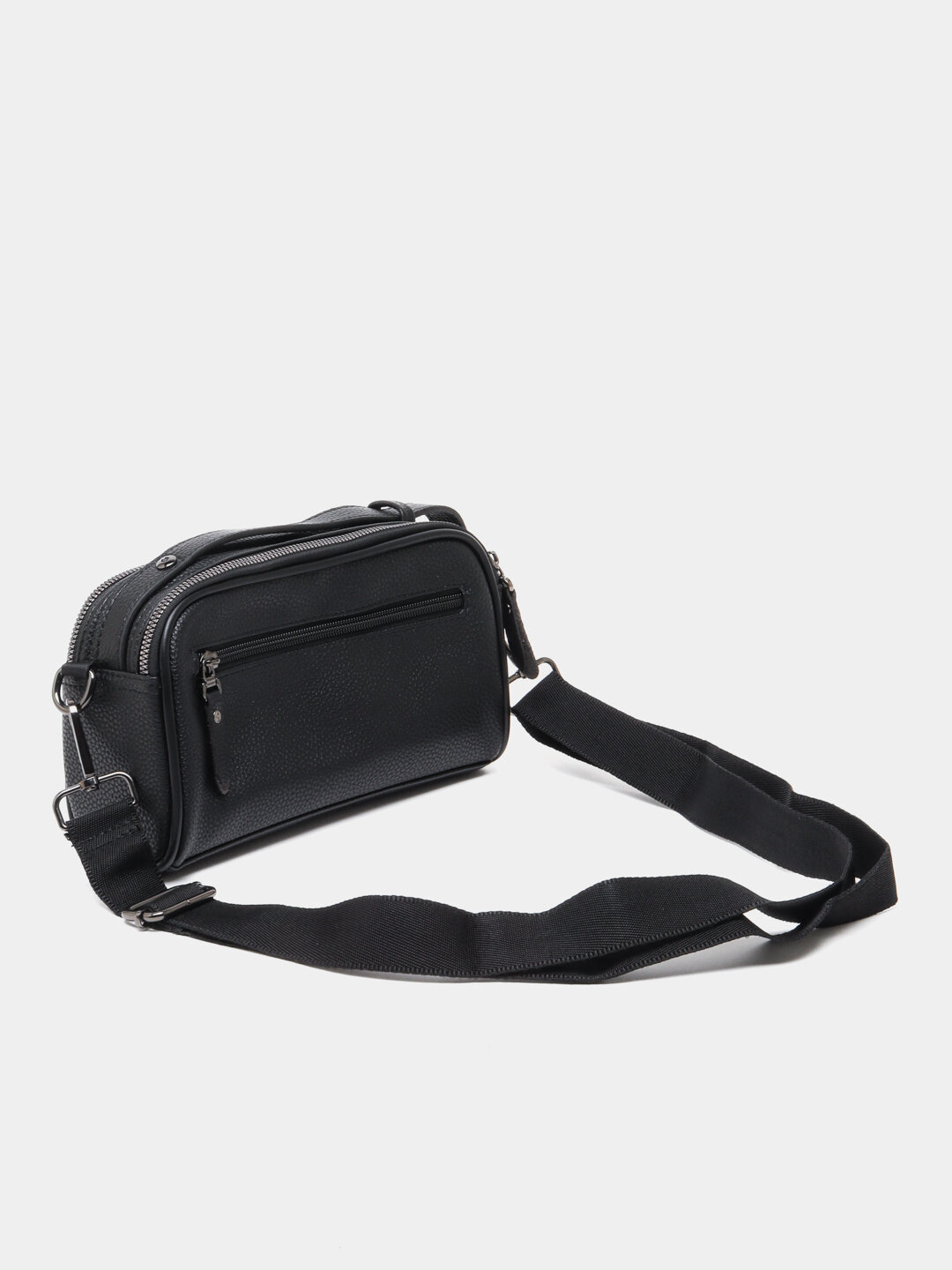 Зажим для купюр, фактура гладкая, черный, гладкий — фото 1