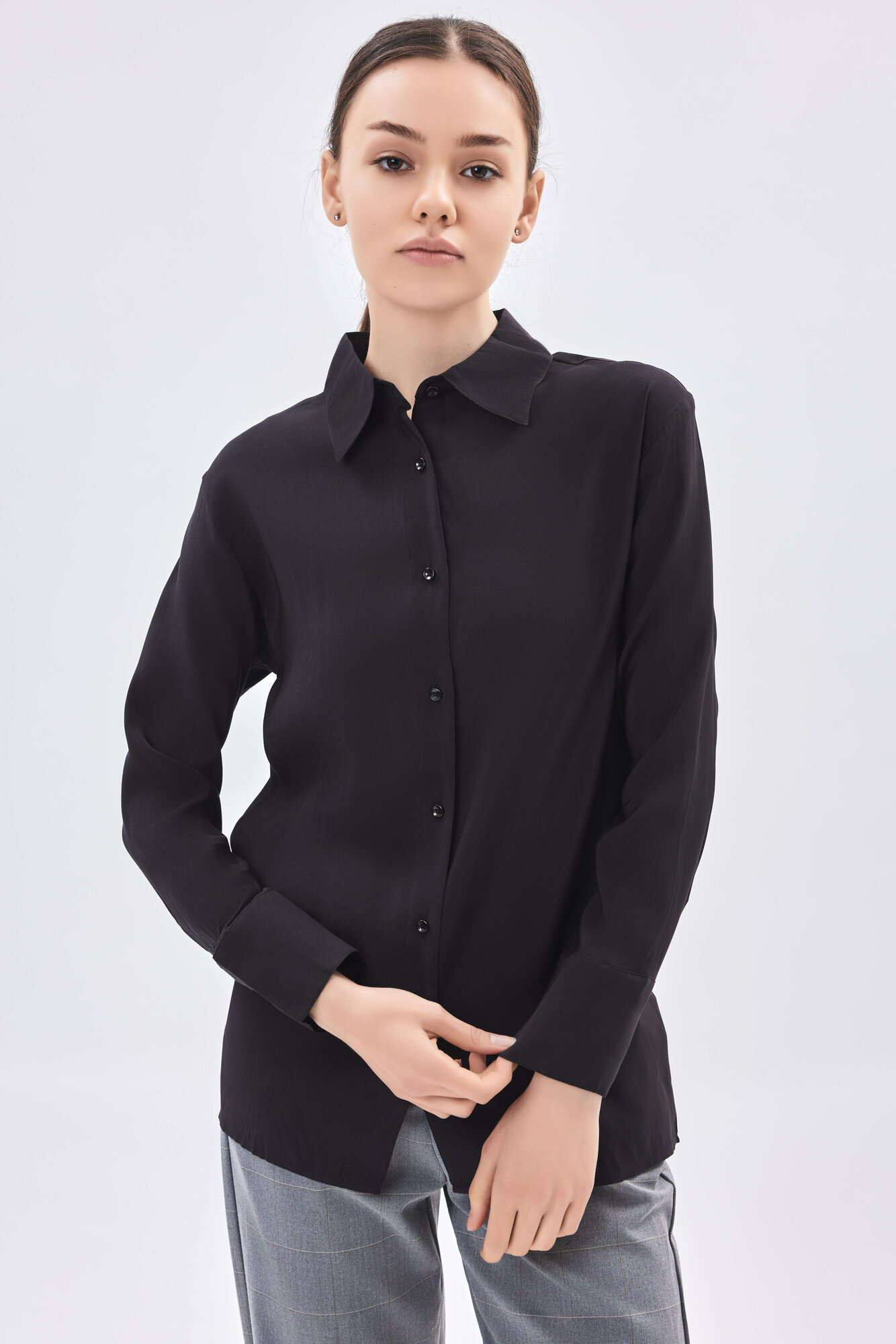 Рубашка TERRA PRO, размер L, black