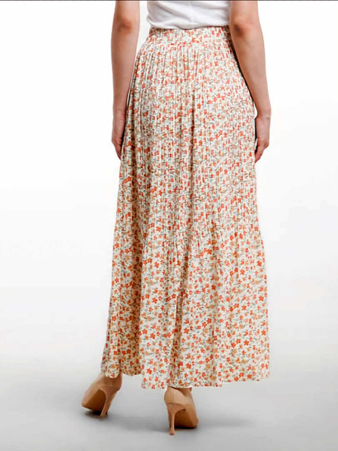 Юбка 42-48, размер стандарт, терракота — фото 1