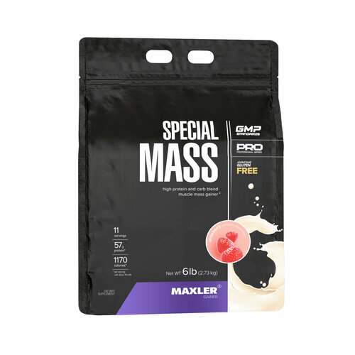 Гейнер Maxler Special Mass Gainer, 2730 г, клубника
