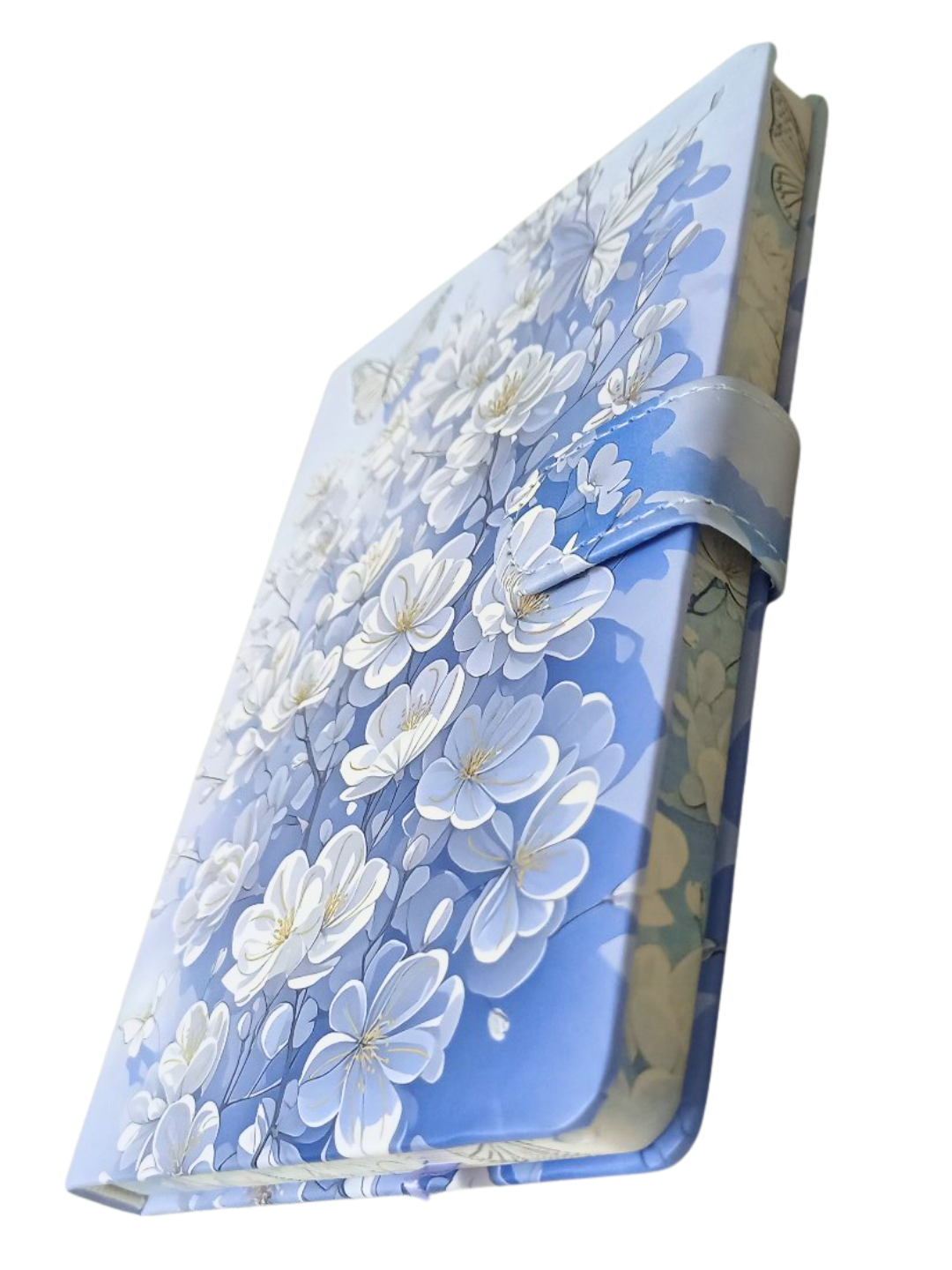 Элегантный и эстетичный блокнот с цветочным рисунком для девочек. Твёрдый переплёт, 13*18 см, 100 страниц.