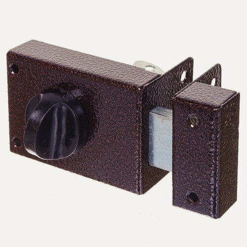 Изображение товара Замок накладной Омега 3Н1 медный для двери, Россия, дверной замок