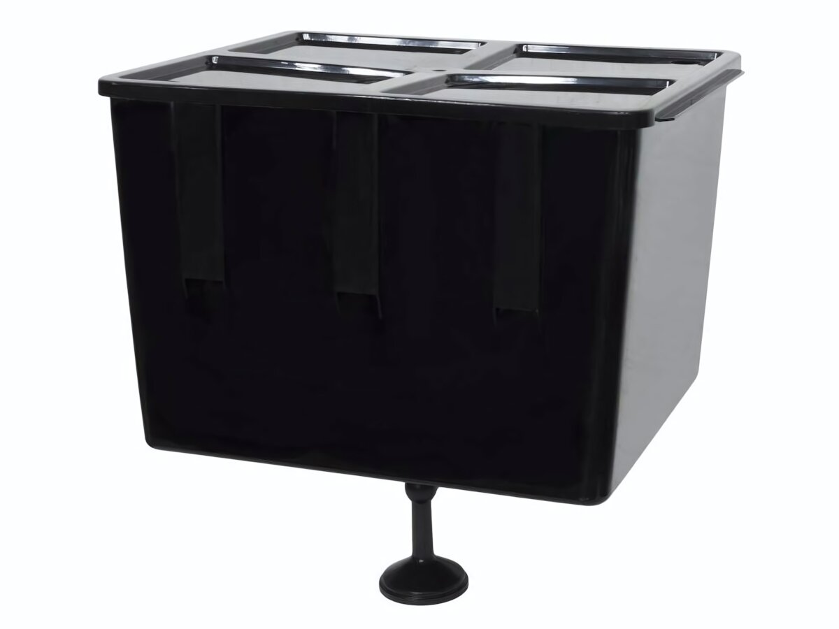 Водонагреватель электрический 'ЭВБО-55' 55л черный термопластик для душа