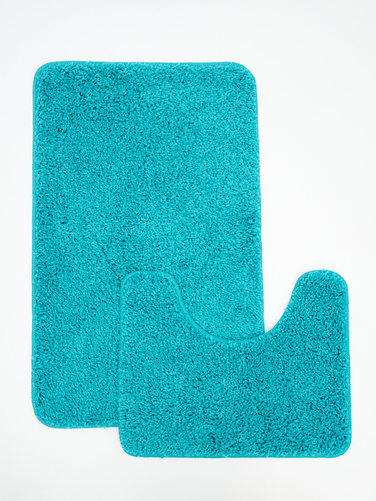 Комплект ковриков для ванной Domville полипропилен 50x80 + 50x40 бирюзовый BM-S2-T