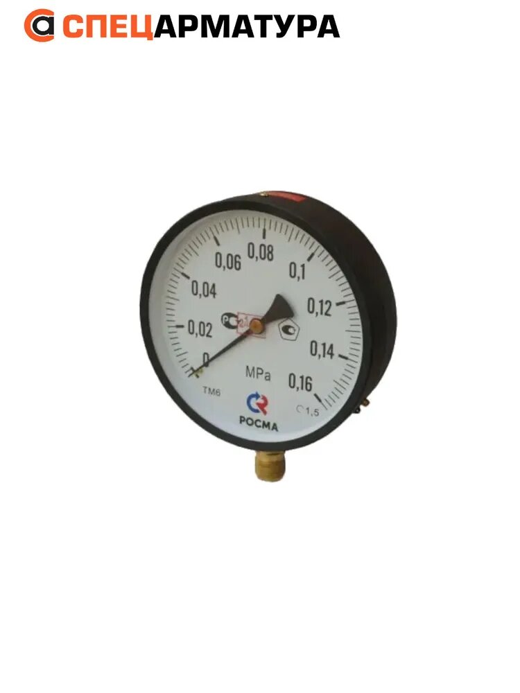 Манометр показывающий технический ТМ-610Р.00(0-0,16MPa)M20x1,5.1,5