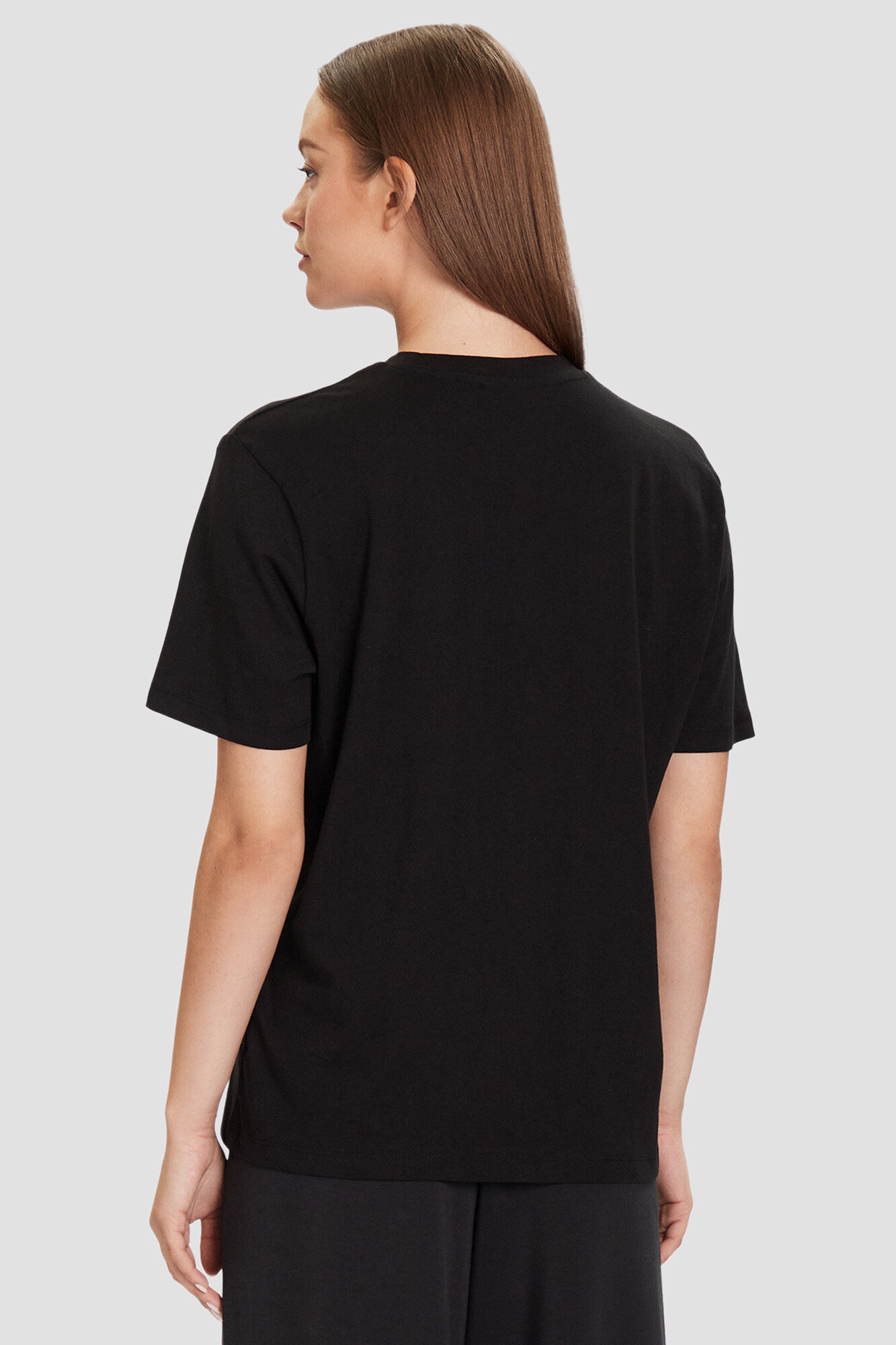 Футболка GUESS TEDDY BEAR HAT SS T-SHIRT, , размер S, черный — фото 1