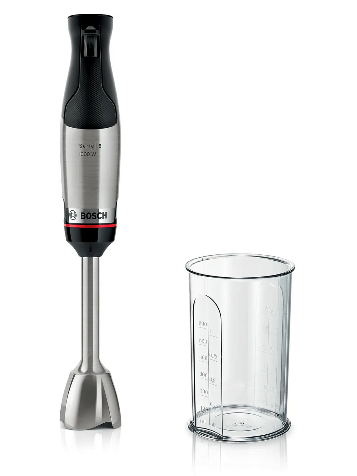 Bosch Блендер погружной Bosch MSM6M610 1000 Вт нержавеющая сталь/черный