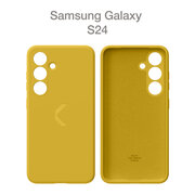 Силиконовый чехол COMMO Shield Case для Samsung Galaxy S24, Commo Yellow