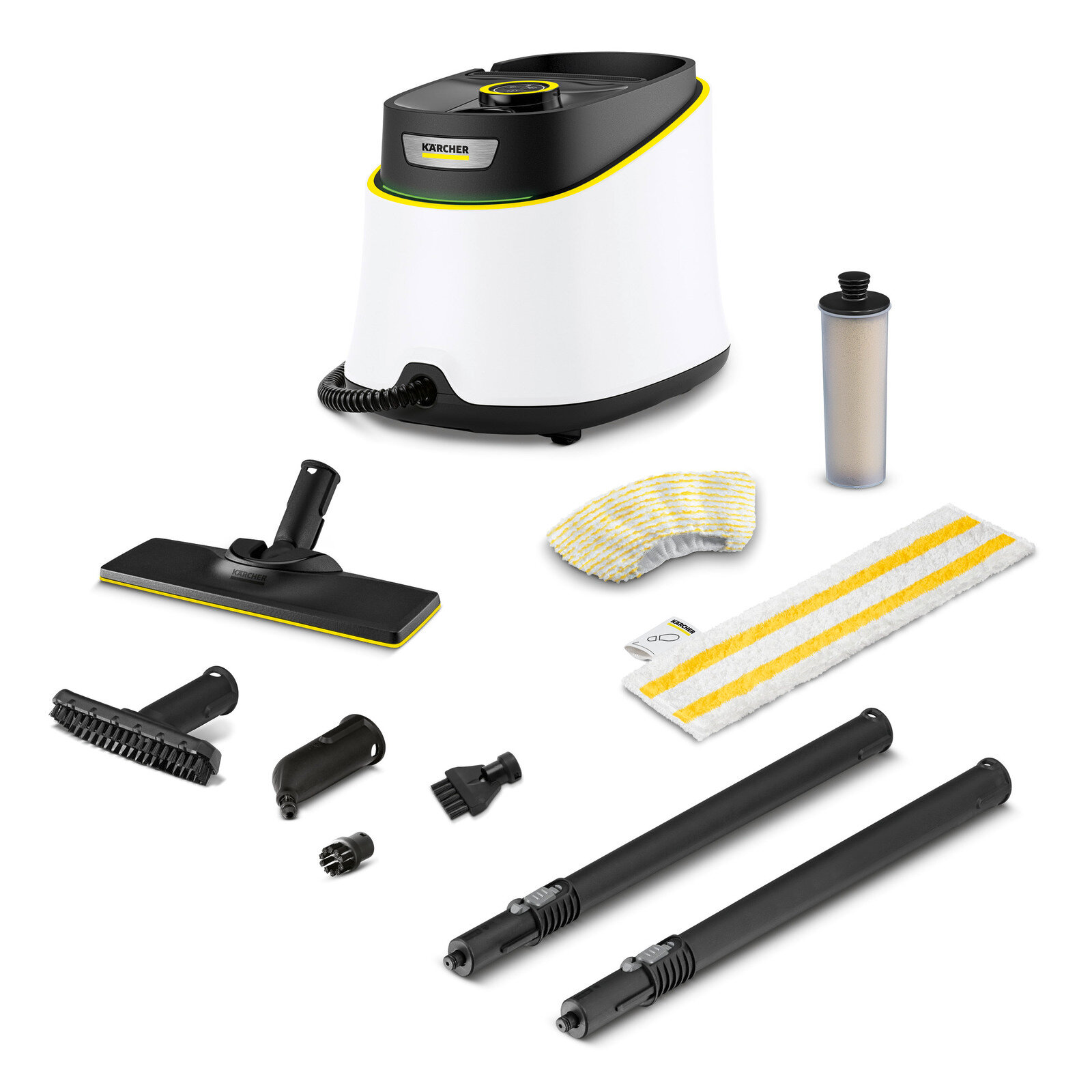 Пароочиститель напольный Karcher EasyFix SC 3 Deluxe 1900Вт белый