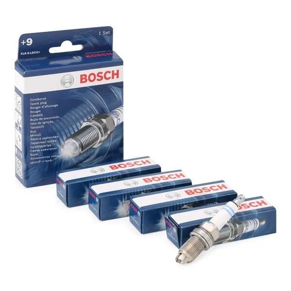 BOSCH 0242229878 Свечи зажигания FLR8LDCU, 1 комплект 4шт.