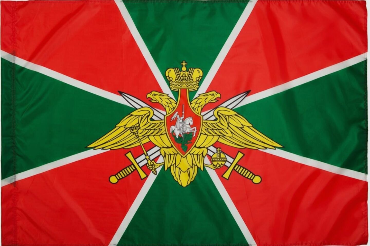 Флаг Пограничных войск 90см х 135см/Пограничный флаг