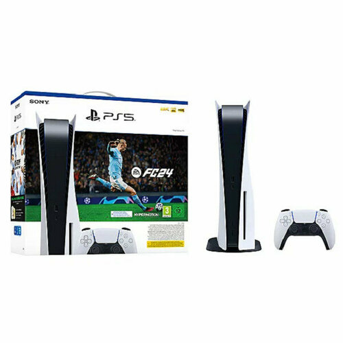 Игровая приставка PlayStation 5 825 Gb с дисководом CFI-1216A FC 24 7199000₽