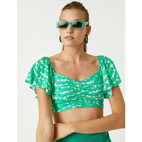 Блуза KOTON, размер 42, зеленый