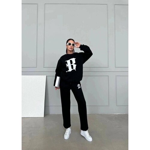 фото Костюм, размер м, черный, белый фэшon