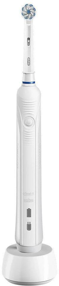 Электрическая зубная щетка Oral-B Pro 500 Sensitive белый