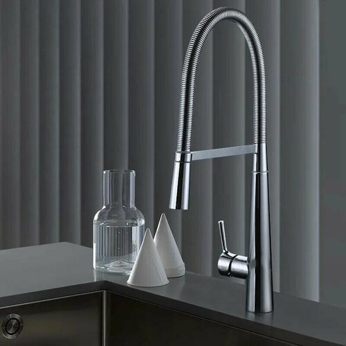 Смеситель для кухни ACWEN F76 хром