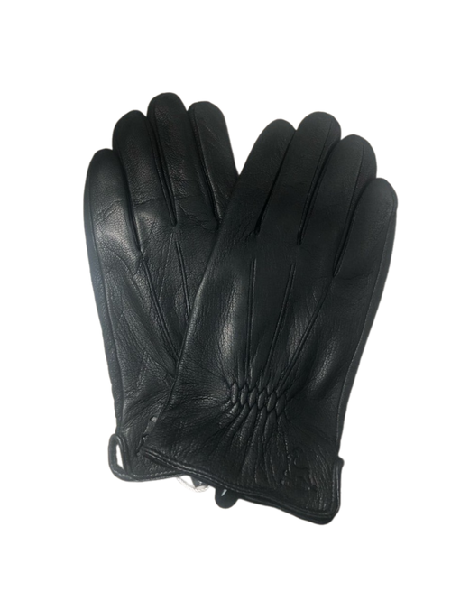 Кожаные перчатки черные р. XXL/XXXL