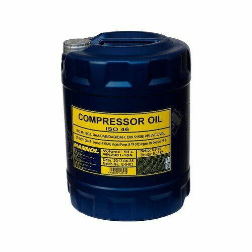 MANNOL Compressor Oil ISO 46 2901 Масло компрессорное, 20л