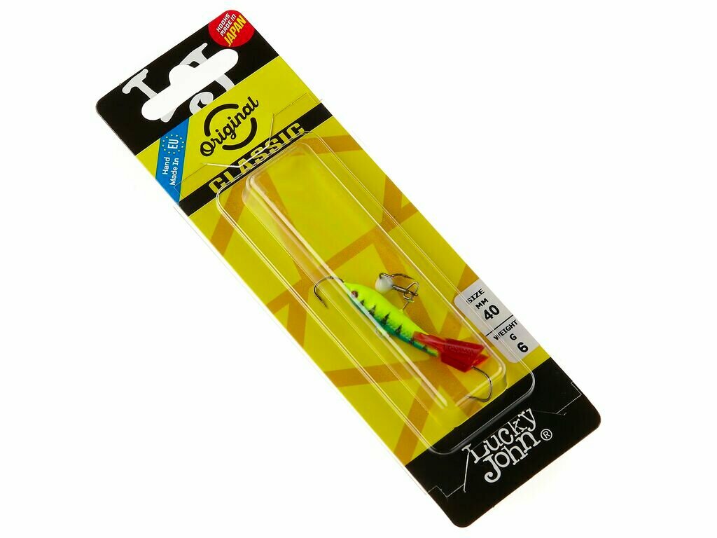 Балансир Lucky John Classic №4 36RT с тройником длина 40 мм вес 6 г — фото 1