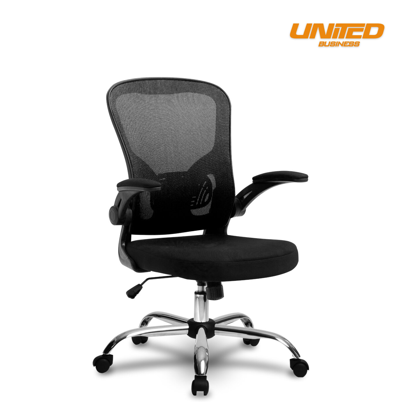 Кресло компьютерное UNITED SIMPLE, Black