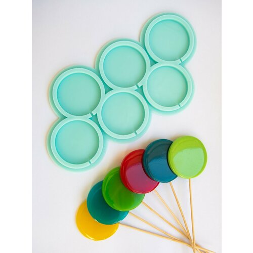 Силиконовая форма Кружки 6 см силиконовый молд форма для леденцов 999₽