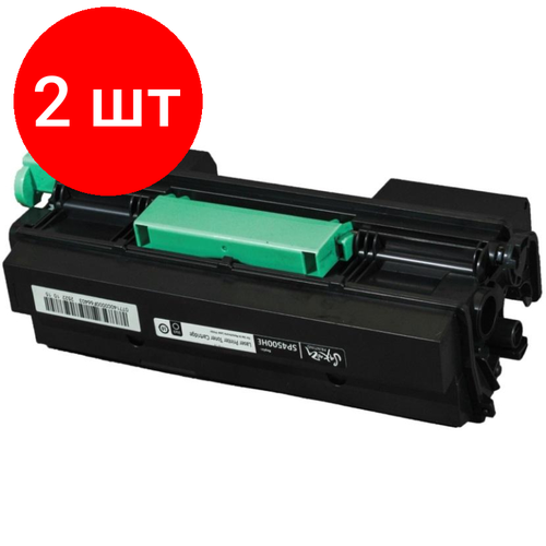 Комплект 2 штук, Картридж лазерный SAKURA SP4500HE чер. для Ricoh Aficio SP3600DN/ SP 3600SF принт картридж для ricoh aficio sp 3600dn sp 3600sf sp 3610sf sp 4510dn sp 4510sf sp 4500le 12000 страниц uniton