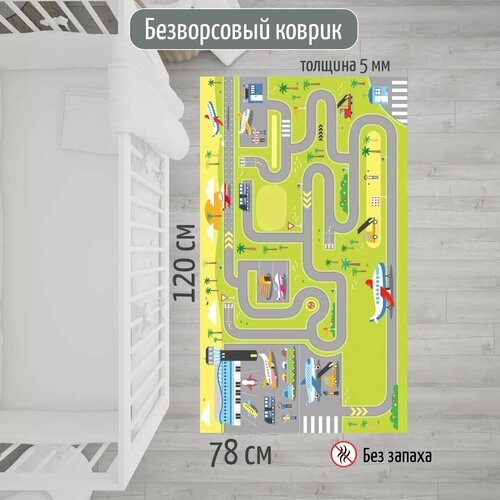 Детский безворсовый коврик TESCON 