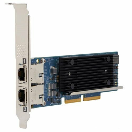 qle3242 lr ck qlogic dual port 10gbe ethernet to pcie intelligent ethernet adapter with lr optical transceivers Сетевой адаптер Broadcom BCM957416A4160C