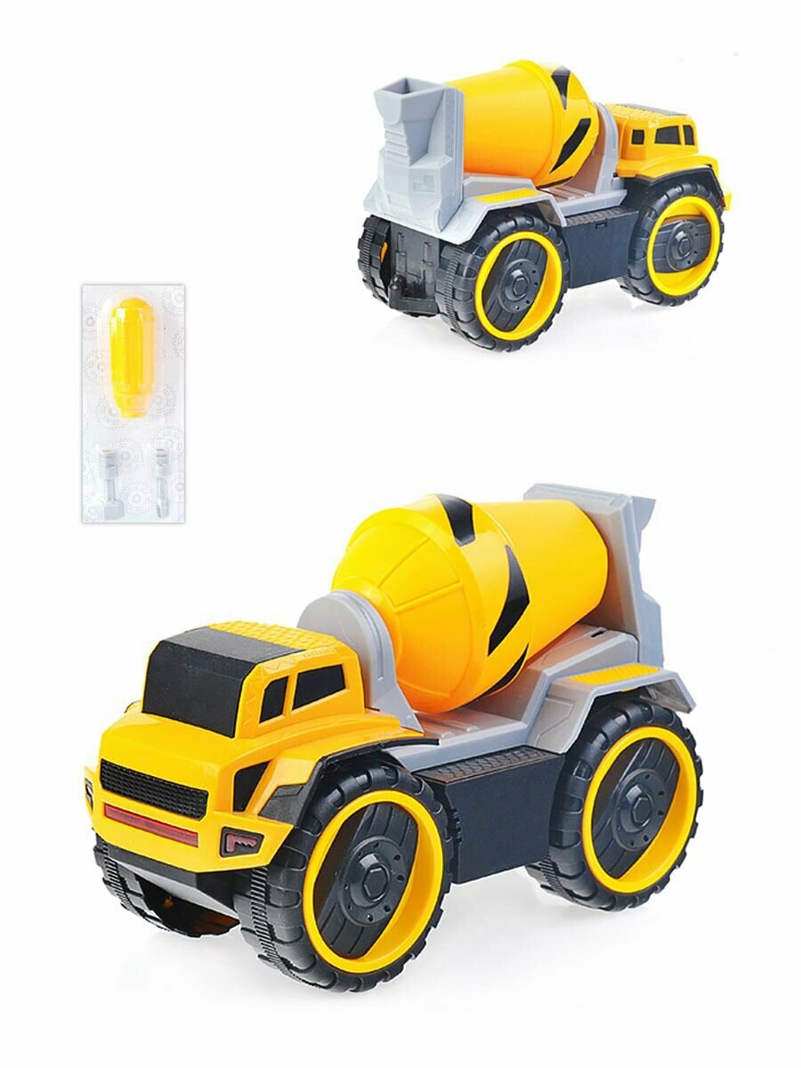 Конструктор Бетономешалка с отверткой, 861C-2