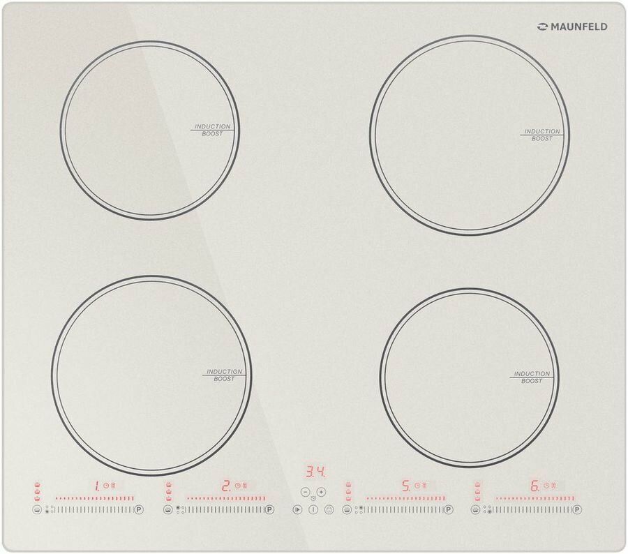 Индукционная варочная панель MAUNFELD CVI594SBG независимая бежевый