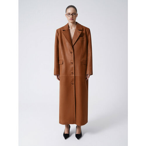 фото Пальто patratskaya, размер xl, оранжевый