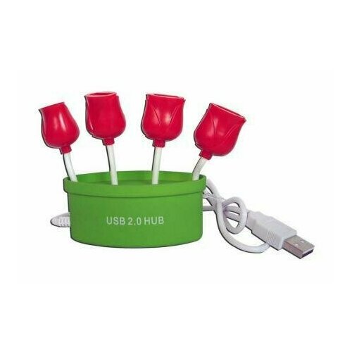 USB Хаб на 4 порта Тюльпаны 58500₽
