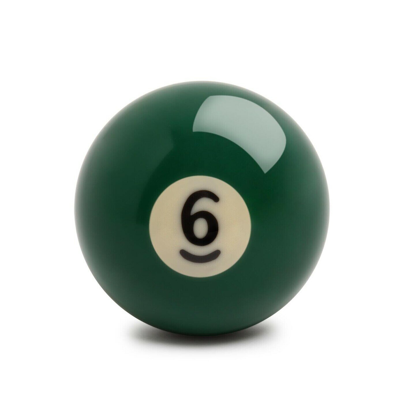 Шар для бильярда Mr.Fox Pool Standart №6 57,2 мм бильярдный шар, зеленый
