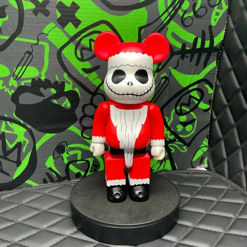 Игрушка медведь Bearbrick Кошмар перед Рождеством 28см