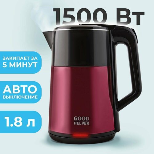 Чайник электрический с эффектом термоса GOODHELPER KPS-188В двойные стенки 18л 179200₽