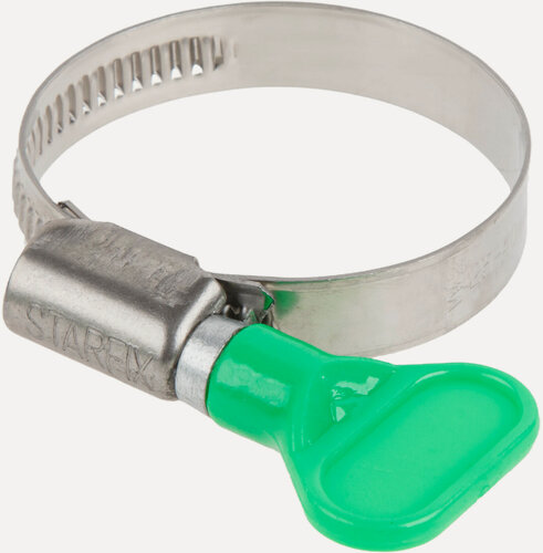 Изображение товара Хомут червячный с ключом "бабочка" STARFIX SM-44107-50 12-20 мм, нерж. сталь W2 50 шт в пакете