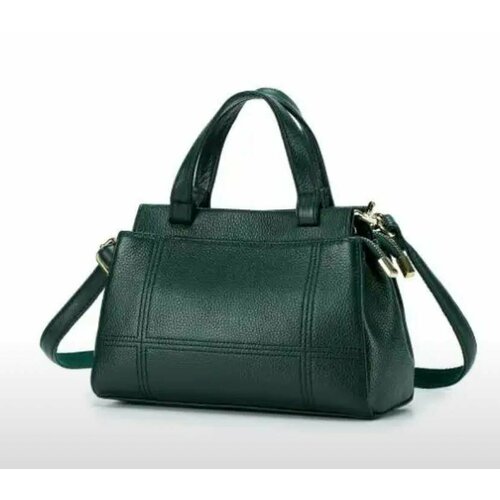 фото Сумка саквояж bgt-bl818-3, фактура зернистая, зеленый