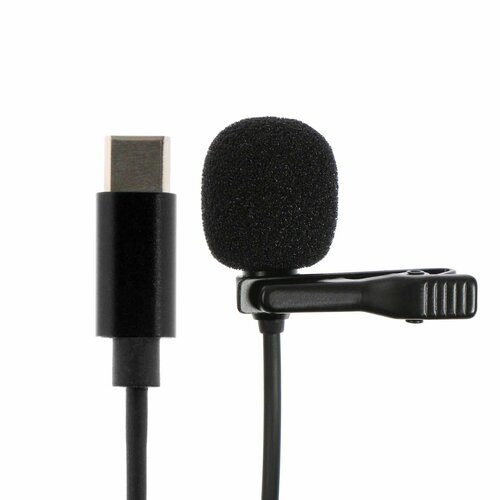 Микрофон петличный с разъемом USB type C 20-15000 Гц микрофон для мобильного устройства петличный проводной разъем lightning для iphone