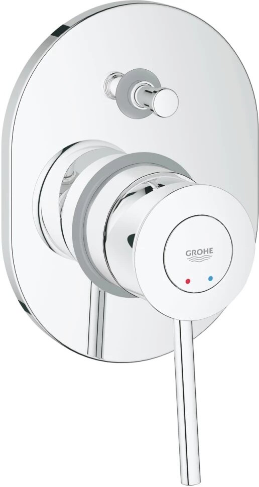 Смеситель для ванны с душем Grohe BauClassic 29047000+32963000 однорычажный встраиваемый хром