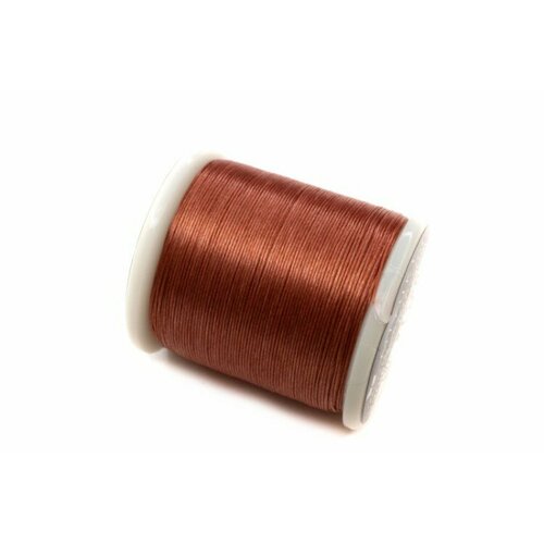 Нить для бисера Miyuki Beading Thread, длина 50 м, цвет 15 мускатный орех, нейлон, 1030-267, 1шт нить для бисера miyuki beading thread длина 500 м цвет 01 белый нейлон 1030 252 1шт