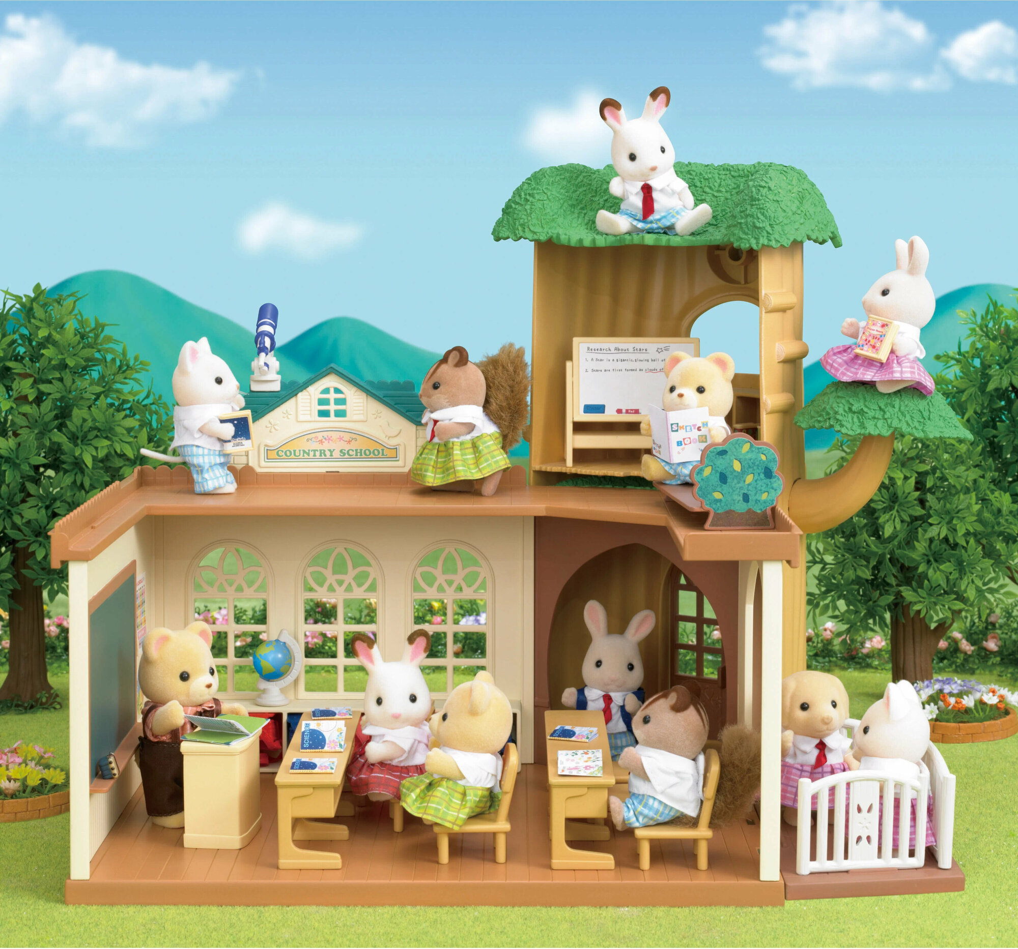 Игровой набор Sylvanian Families Лесная школа 5105 - фото №20