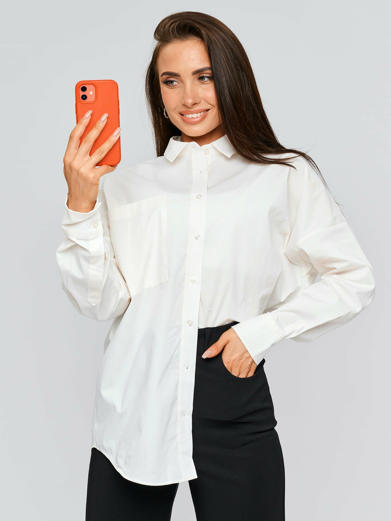 Рубашка BAWER бежевый 